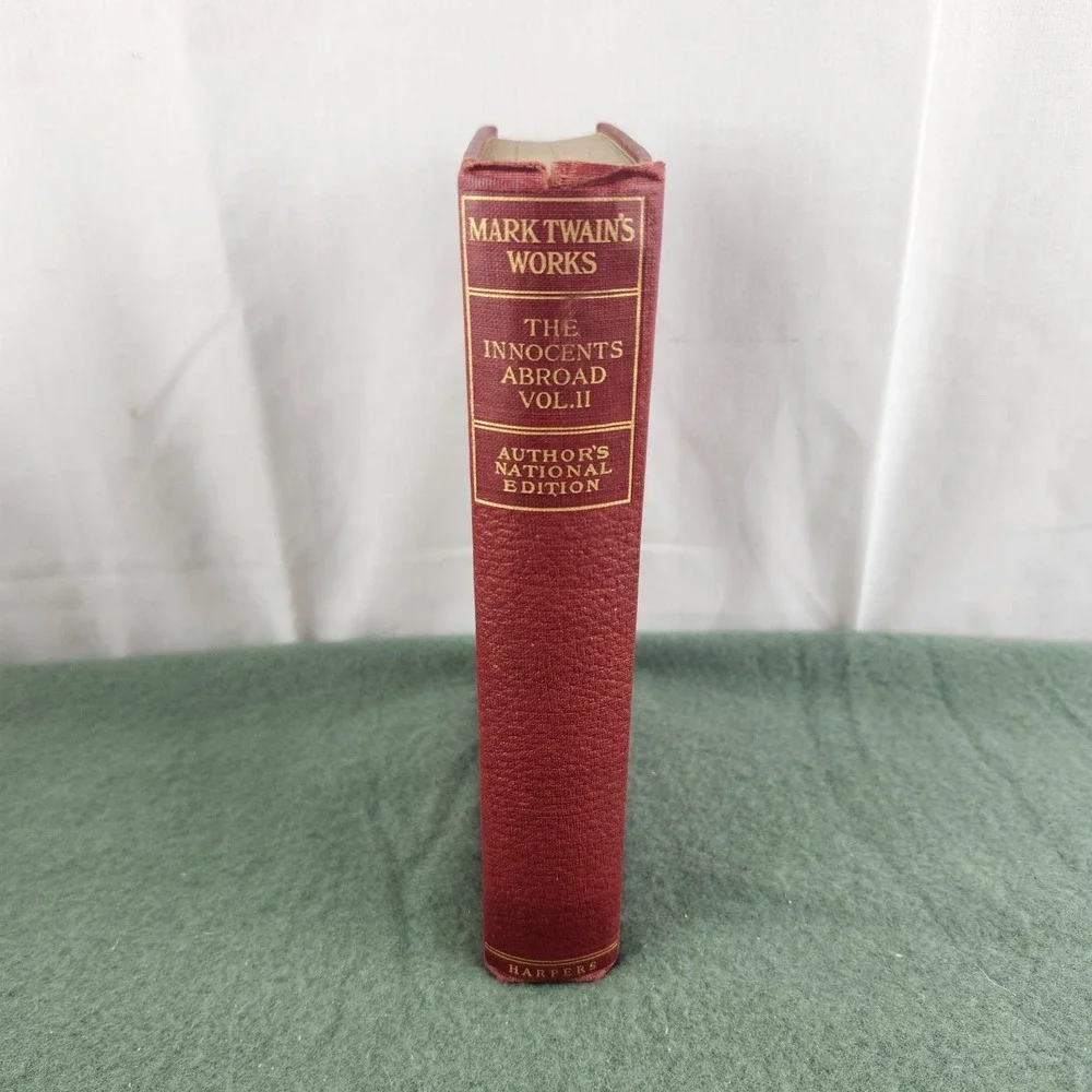 Mark Twain's Works The Innocents Abroad Vol II Author's National Ed Harpers 1911
